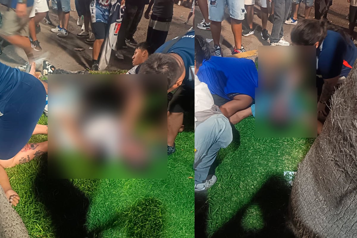 El traslado de los heridos se hizo hacia el Hospital Nacional Arzobispo Loayza. Foto: composición GEC