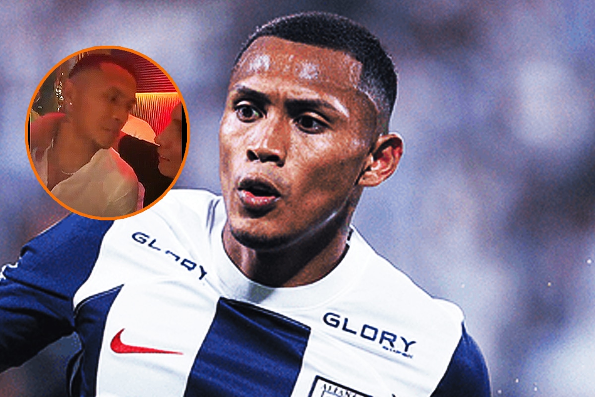 Bryan Reyna preocupado tras grabar el saludo que le pidió uno de los asistentes de la fiesta a la que asistió.