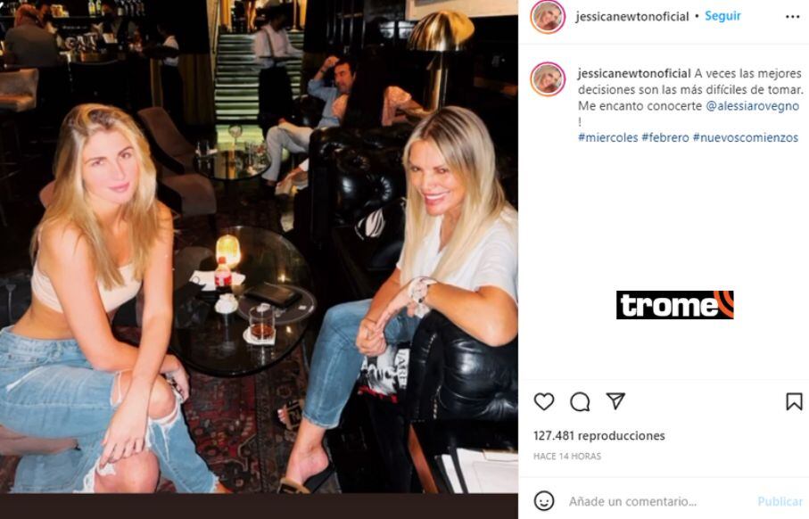 Alessia Rovegno se reunió con Jessica Newton ¿Será la nueva Miss Perú para el Miss Universo?