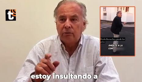 Alfredo Barnechea se pronuncia tras ser captado lanzando insultos en Trujillo: “Me enfrentaba a una mafia...