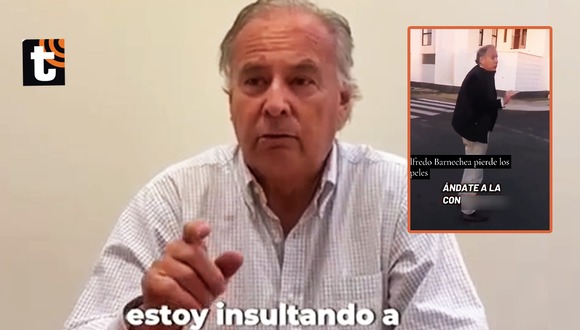 TROME - Alfredo Barnechea se pronuncia tras ser captado lanzando insultos en Trujillo
