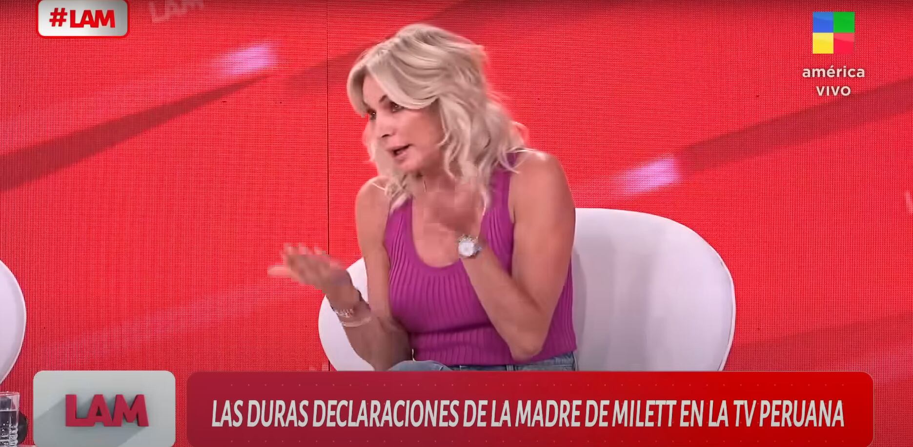 Conductora de LAM desmiente a madre de Milett Figueroa.