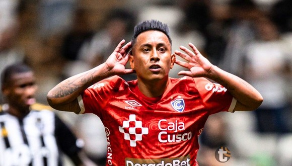 Christian Cueva marcó, de penal, el 1-1 del Cienciano vs Atlético Mineiro por Sudamericana. (Video: ESPN)