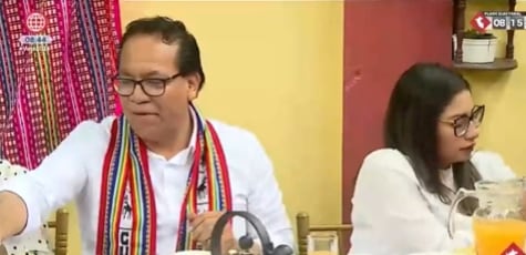 Desayuno electoral de Roberto Sánchez en segunda vuelta