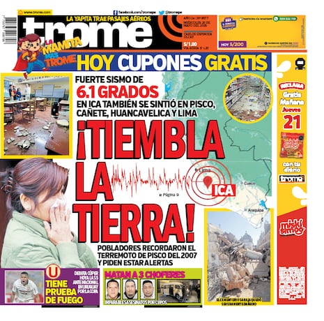 ¡TIEMBLA LA TIERRA!