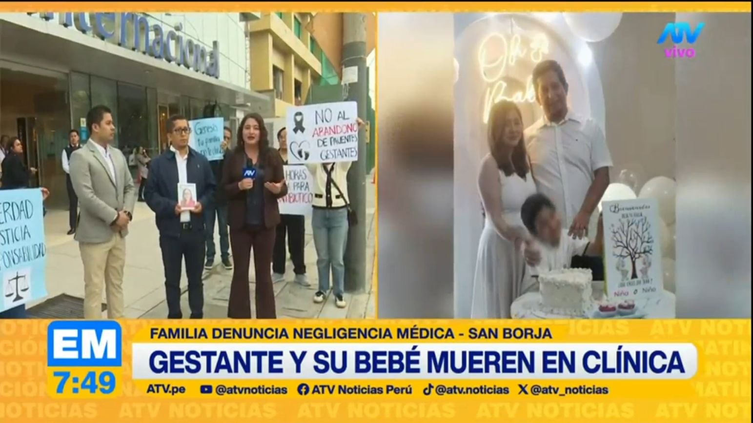 La mujer ingresó por emergencia con fiebre de 39 grados y 22 semanas de embarazo.