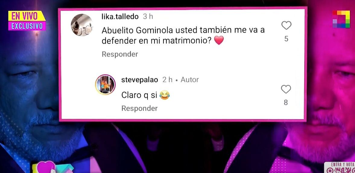 Steve Palao responde a comentarios