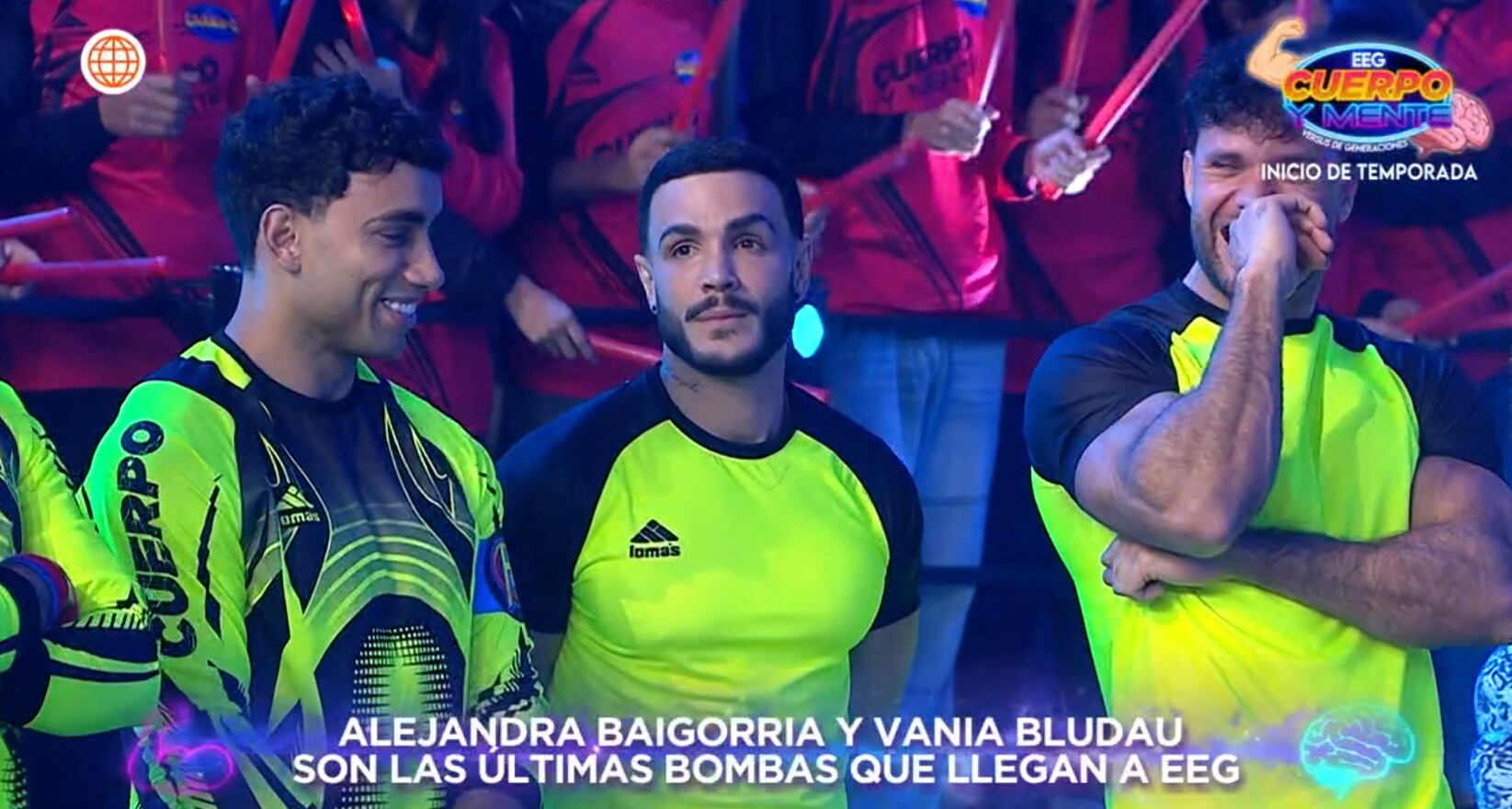 Mario Irivarren y su reacción al ver a Vania Bludau como la nueva 'bomba' de EEG.