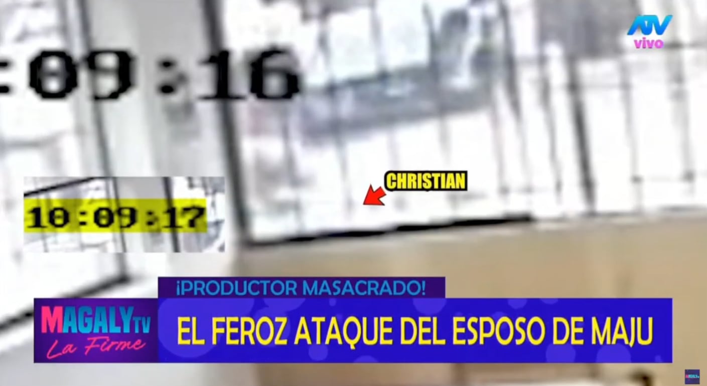 Gustavo Salcedo atacó a las 10:09 al productor Christian Rodríguez.