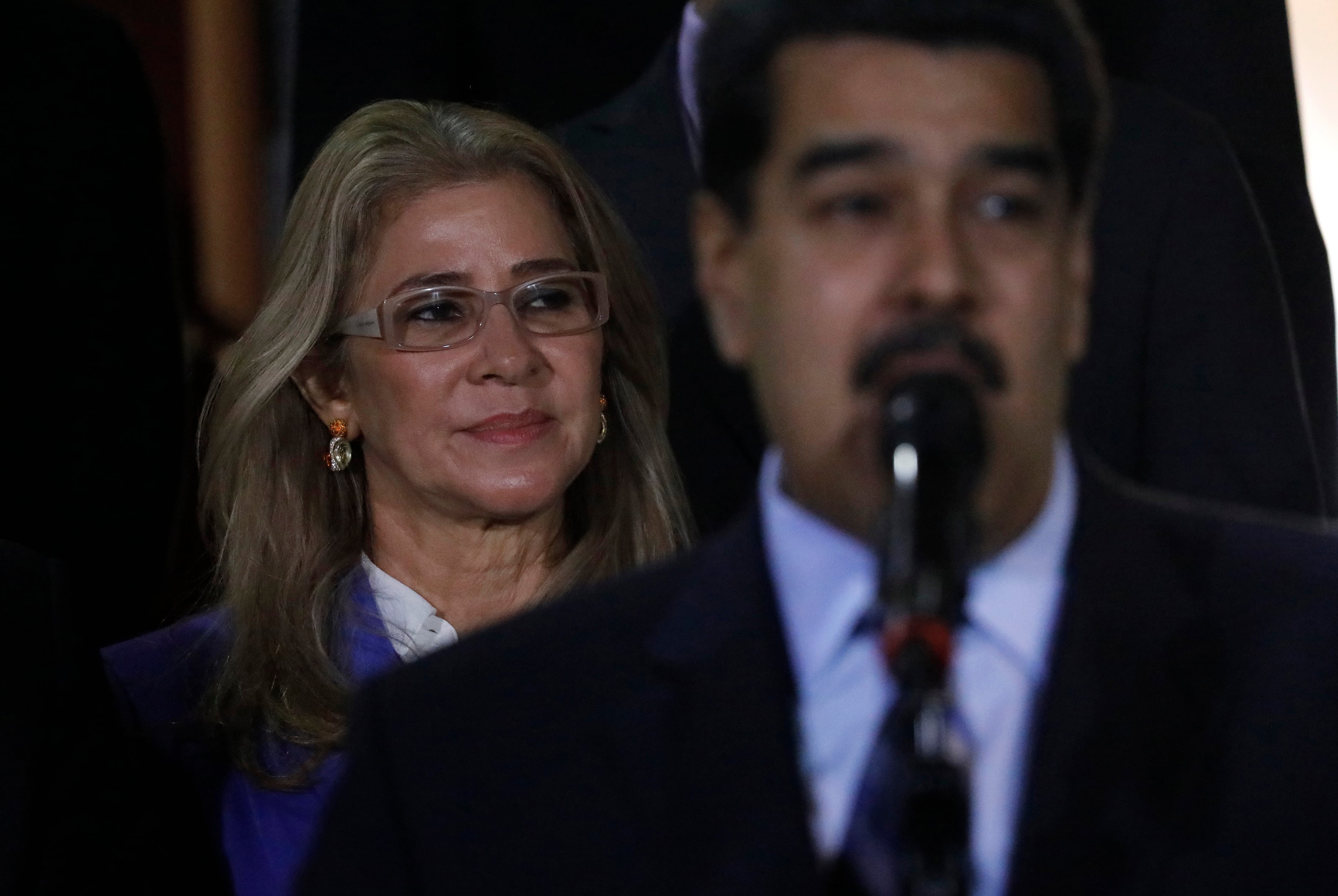 Cilia Flores fue abogada del desaparecido Hugo Chávez. (AP)