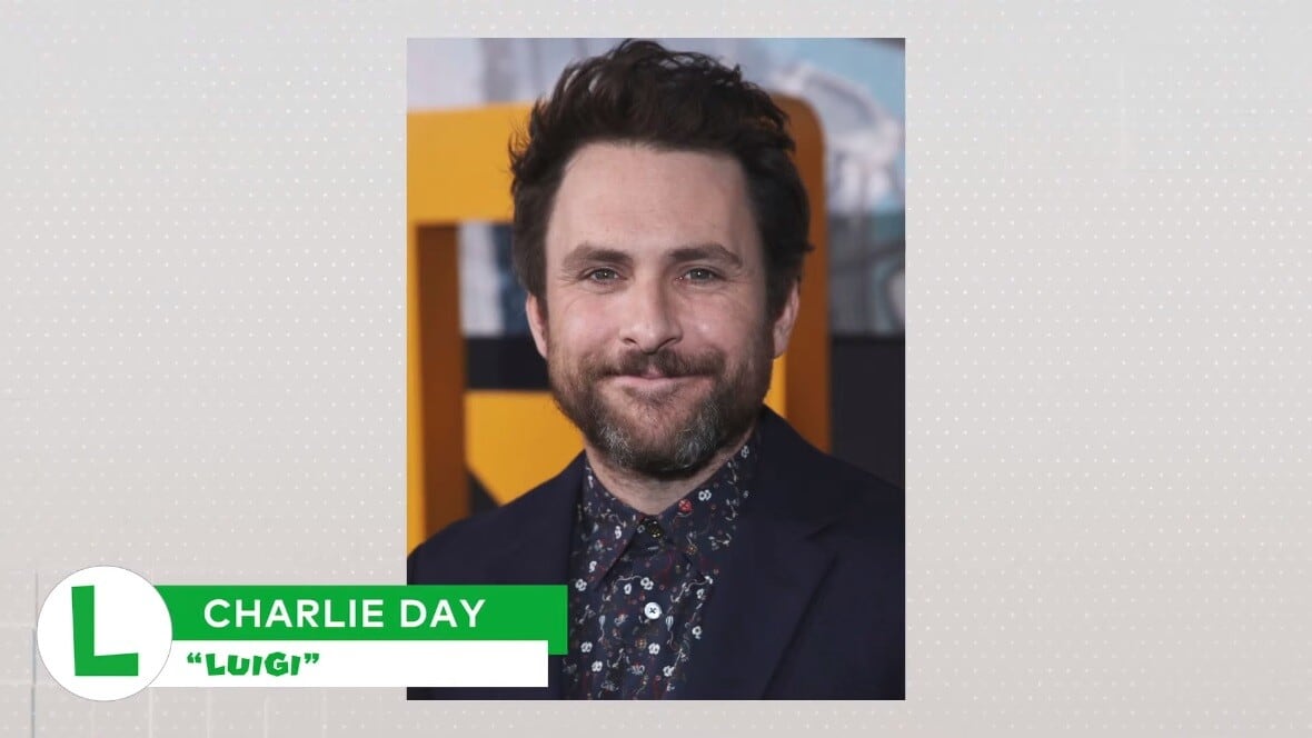 Charlie Day será Luigi.