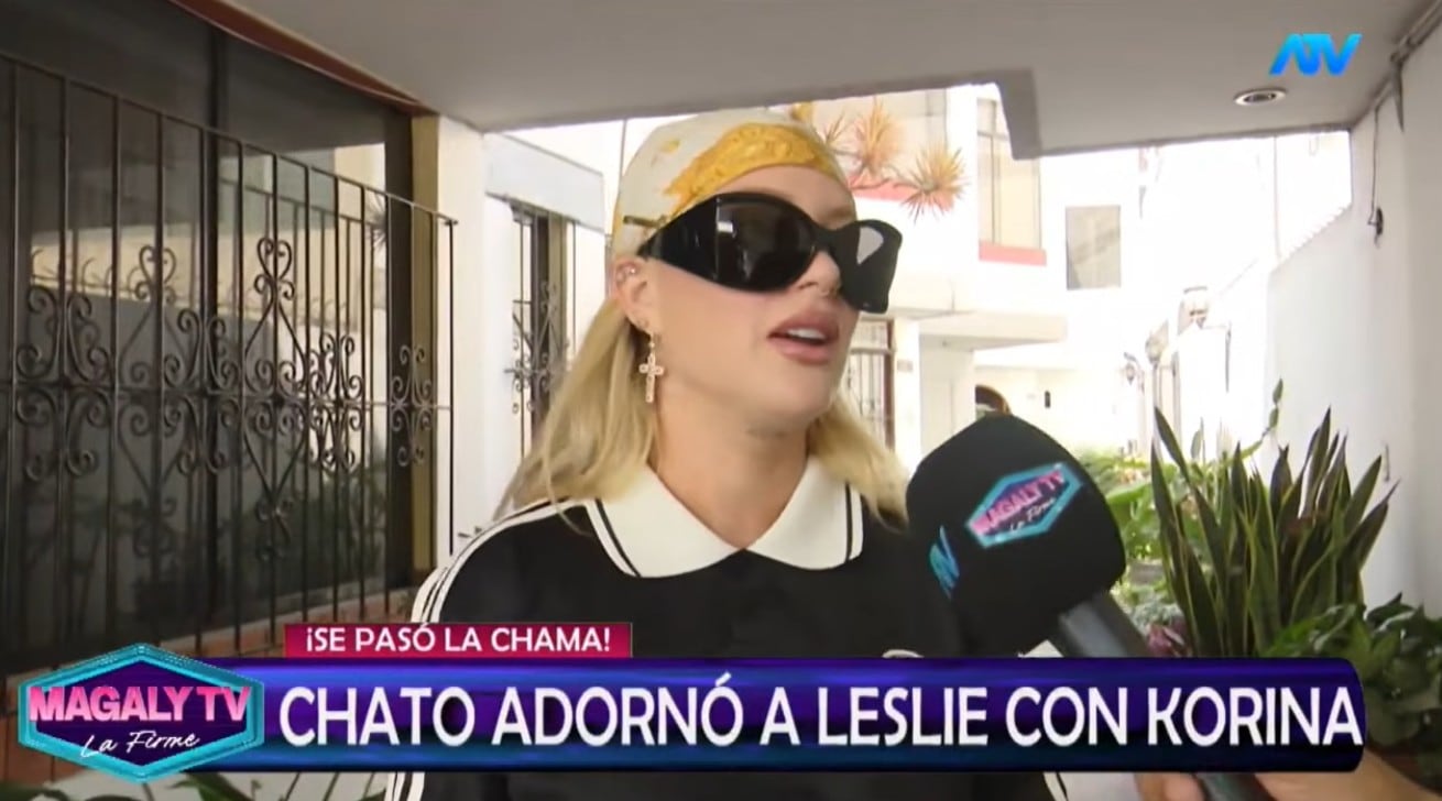 Leslie Shaw habla del romance entre Korina Rivadeneira y Krayg Peña.