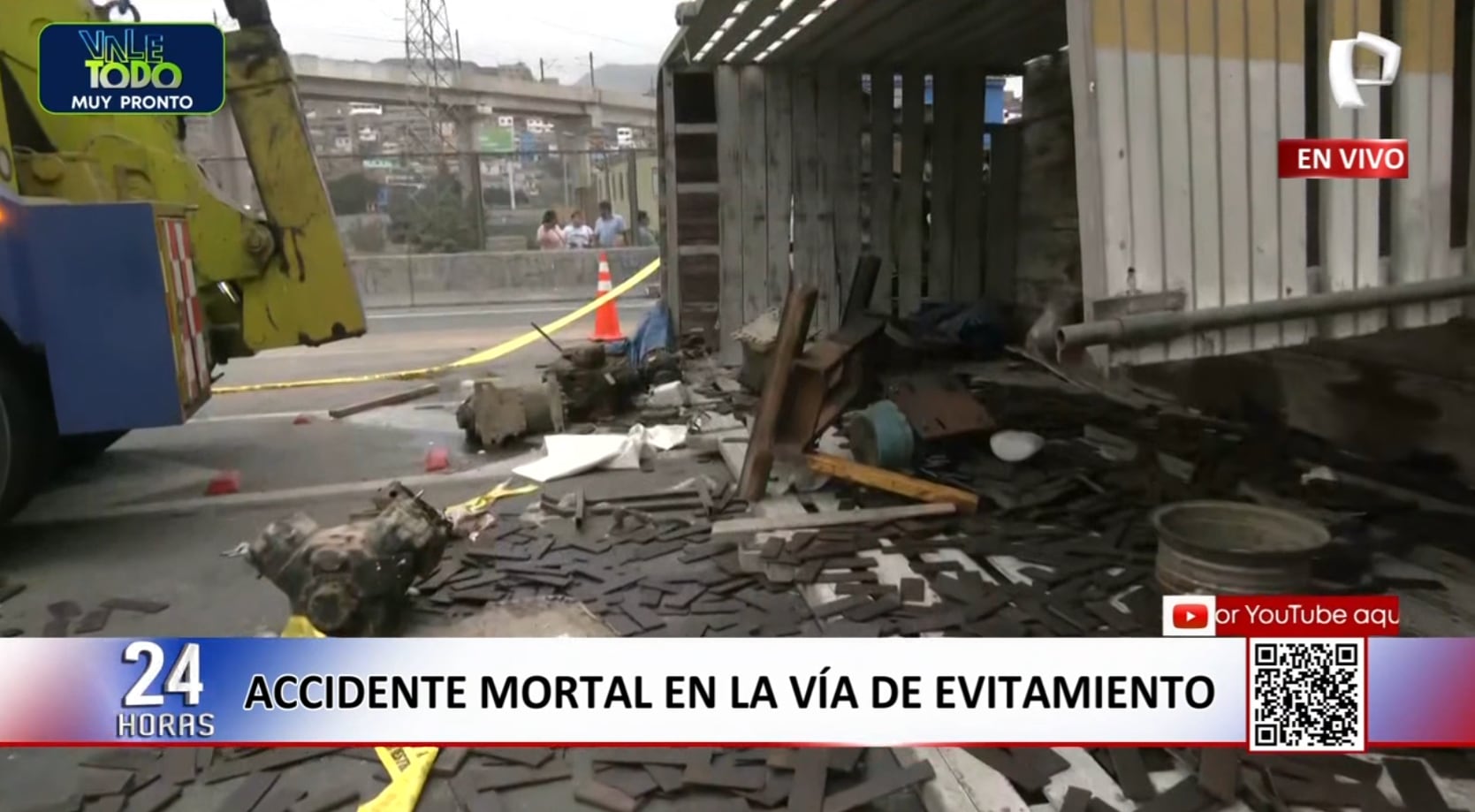 Accidente en la Vía de Evitamiento generó congestión vehicular desde el mediodía.