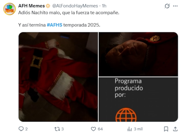 Meme que dejó el final de 'Al Fondo Hay Sitio 2025'.