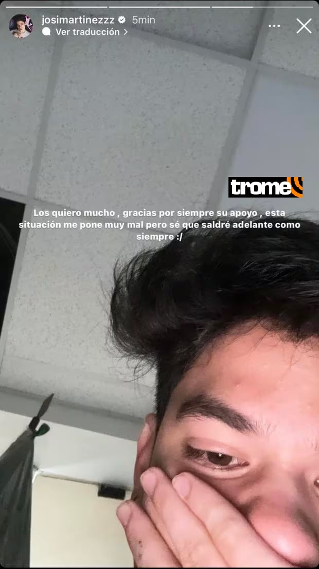 Josi Martínez viene siendo extorsionado con videos íntimos.