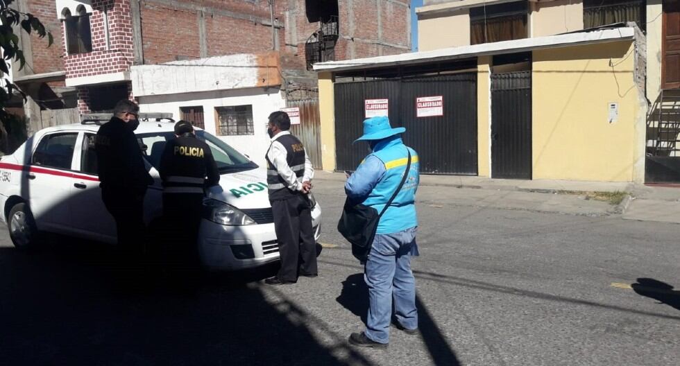 Arequipa: Intervención la realizó personal de inteligencia de la División Macrorregional de la PNP en coordinación con la municipalidad distrital de Mariano Melgar. (GEC)