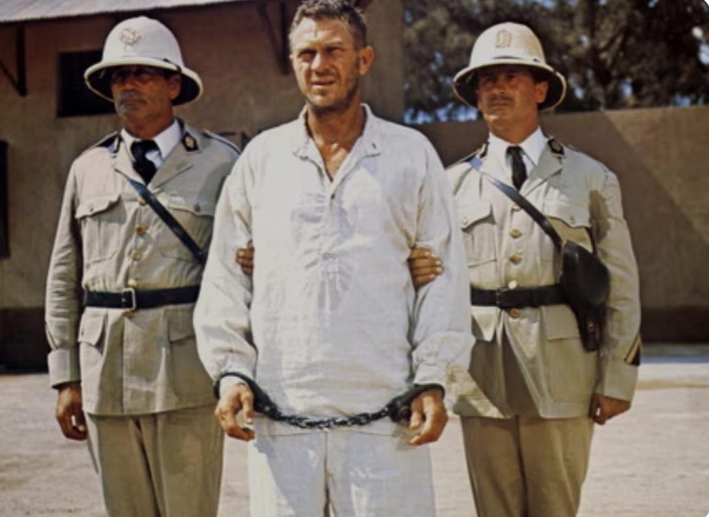 'Papillon', cinta de 1973.