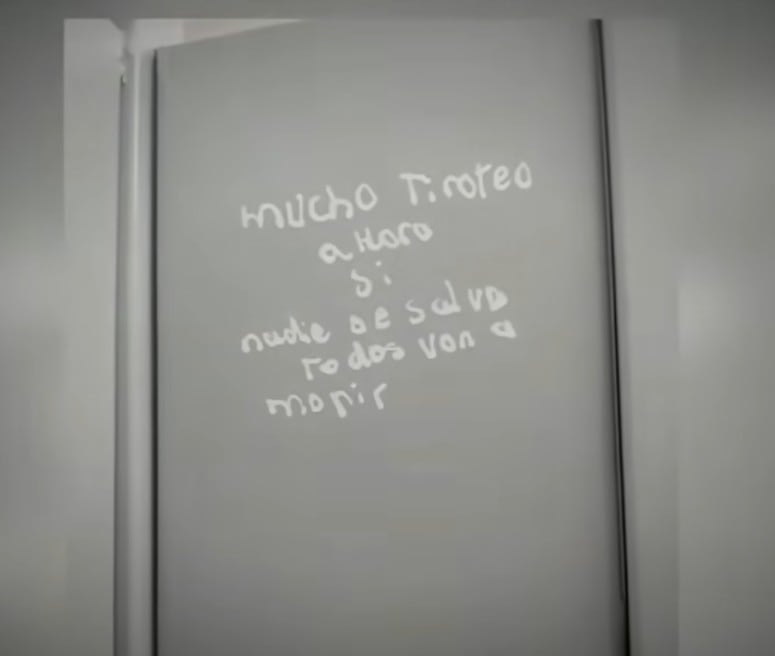 Amenaza que dejaron en el colegio Trilce.