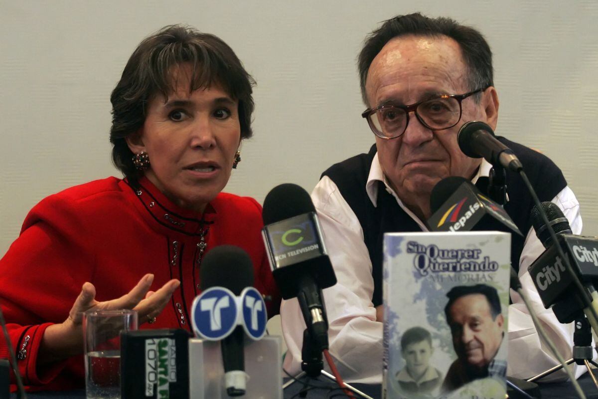 Florinda Meza y Roberto Gómez Bolaños compartieron casi cuatro décadas juntos (Foto: Mauricio Duenas / AFP)