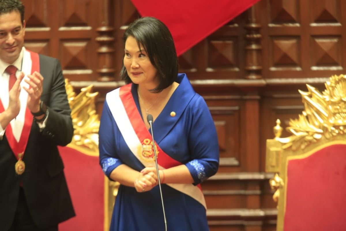 La presidenta keiko Fujimori anunció la continuidad de obras en el sector transporte. (Foto: El Comercio)