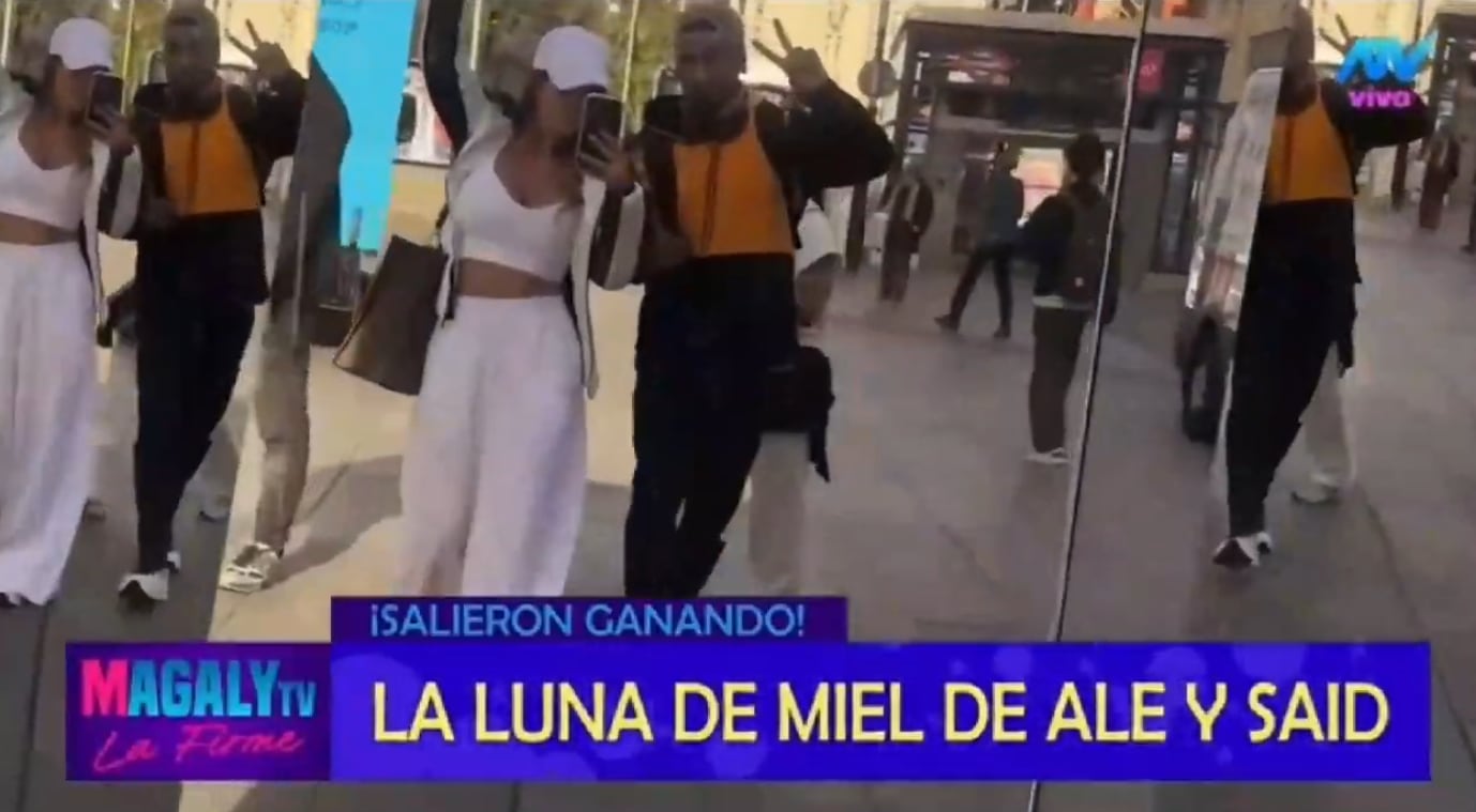 Alejandra Baigorria llegaron primero en Madrid en su luna de miel, para luego partir a Turquía.