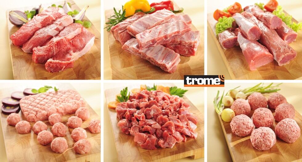 La carne de cerdo es nutritiva y práctica de preparar. Su precio varía según los cortes. Porcicultores indican que el sello 'Come cerdo come sano' da respaldo de su calidad. (Trome)