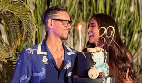 Anthony Aranda cumplió 39 años y lo festejó a lo grande con Melissa Paredes