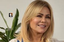 Gisela Valcárcel estuvo en el aeropuerto esperando el arribo de su nieta mayor