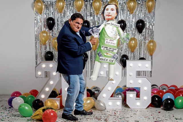 Fiel a su estilo, quemará el muñeco de Dina y espera un cambio para mejorar en el 2025. Foto: Lenin Tadeo