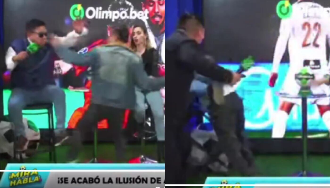 ¡Vergonzoso! Silvio Valencia y ‘Chevaristo’ protagonizan tenso momento que acaba en pelea y se vuelve viral. (Foto: captura de pantalla)