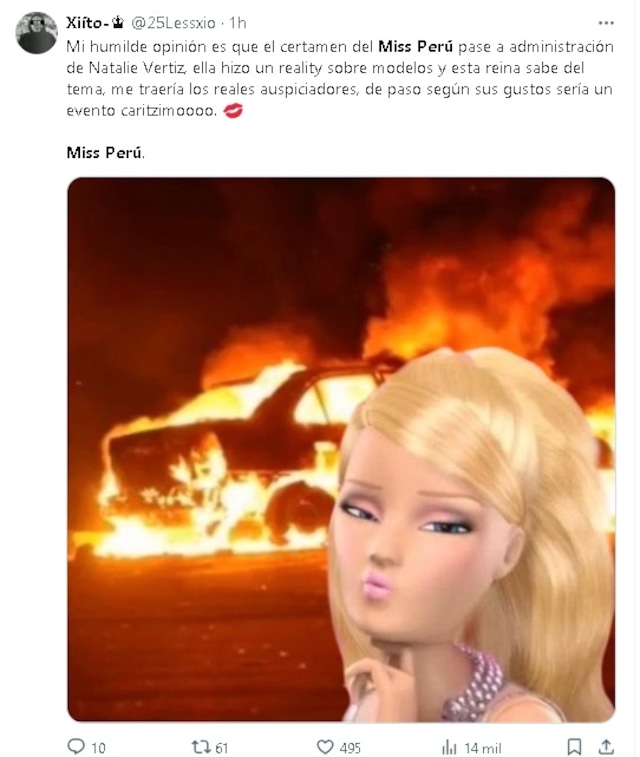 Miss Perú 2024 memes