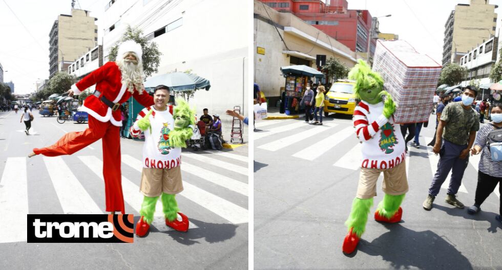 El Grinch y Papá Noel se fueron de compras a Mesa Redonda