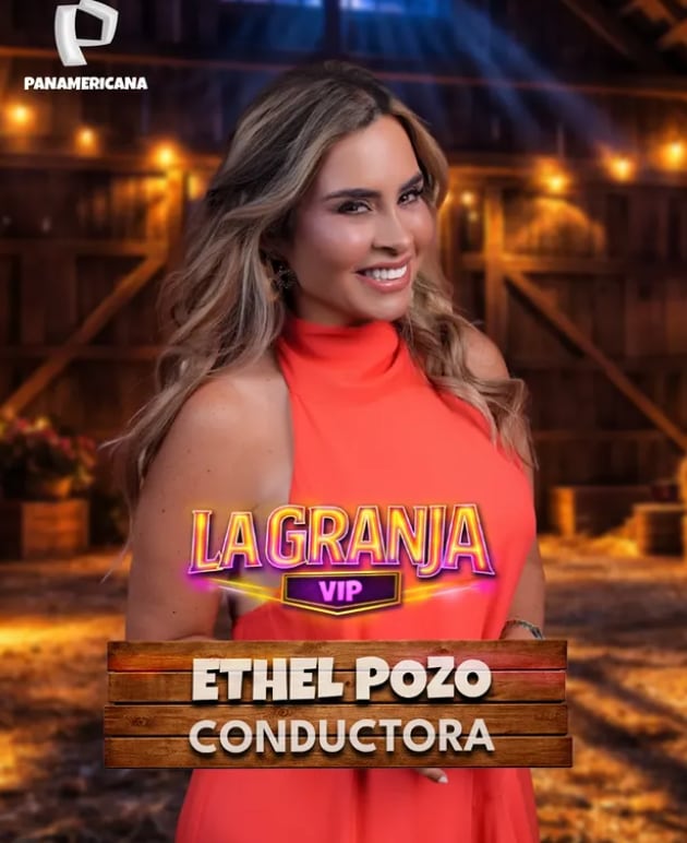 Ethel Pozo es conductora del reality 'La Granja VIP'.