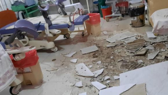 Junín: hasta el establecimiento médico llegó personal de la Dirección Regional de Salud de Junín, quienes inspeccionaron el lugar. (Foto: Difusión)