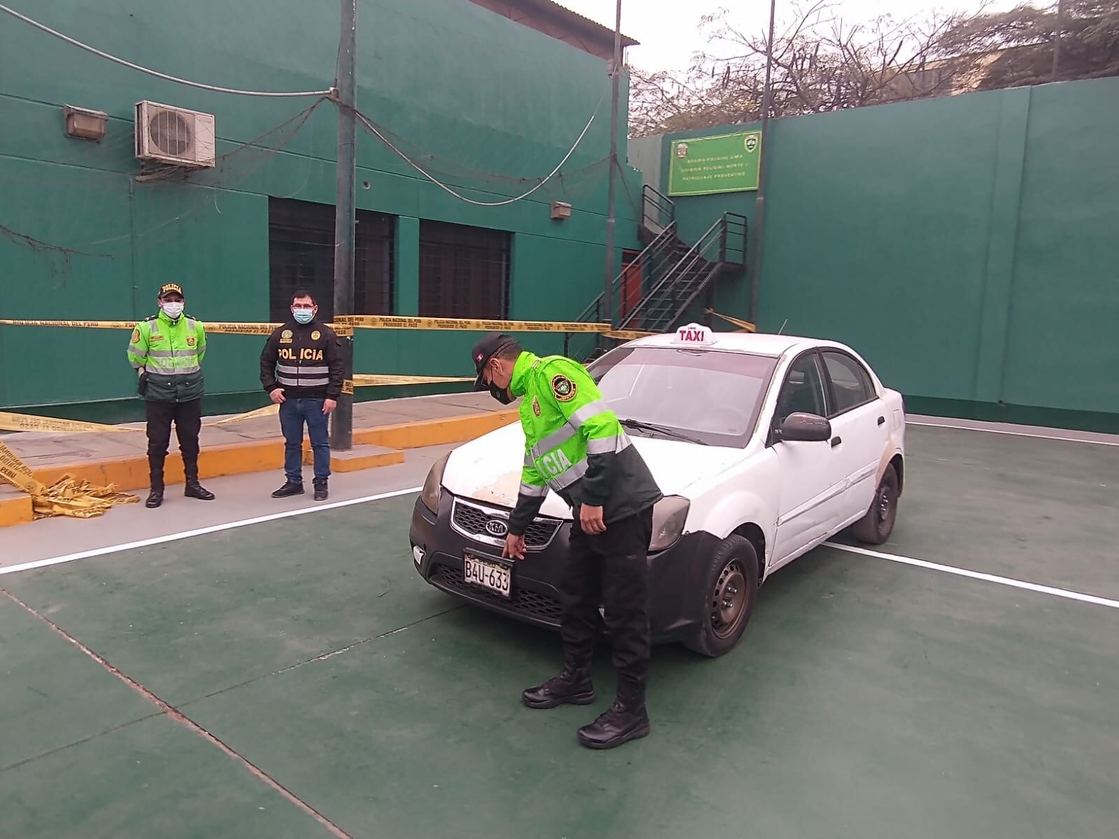 Vehículo incautado a los presuntos integrantes de la banda. | Foto: José Yucra