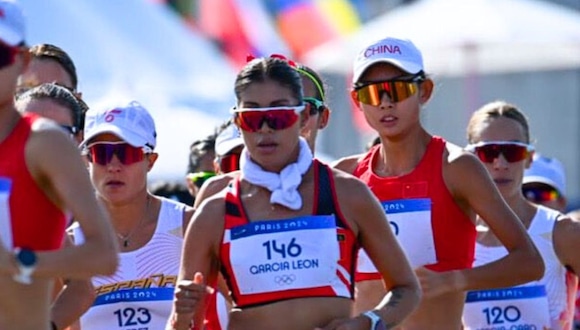Kimberly García quedó puesto 16 en la marcha atlética de los Juegos Olímpicos París 2024