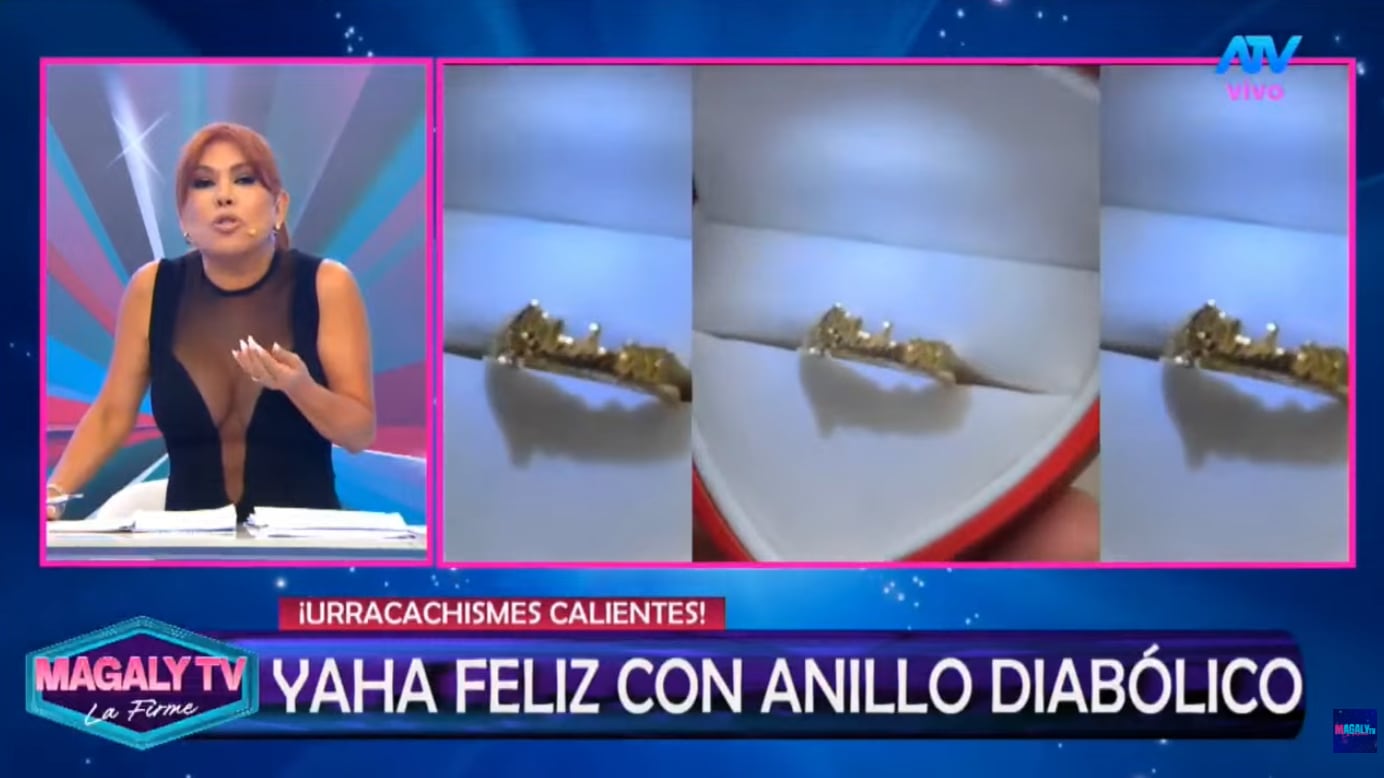 Yahaira Plasencia recibe anillo de 'Don Diablo', pero Magaly raja de la joya.