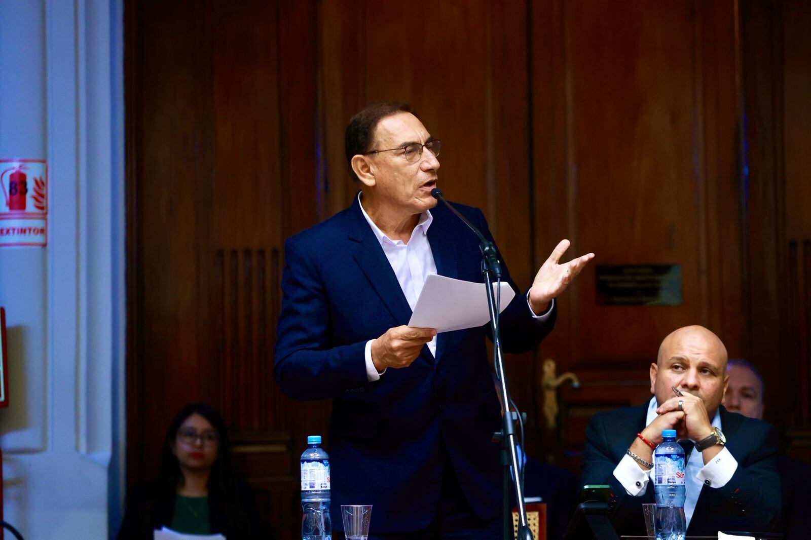 Martín Vizcarra se presentó en el Congreso de la República. (Congreso)