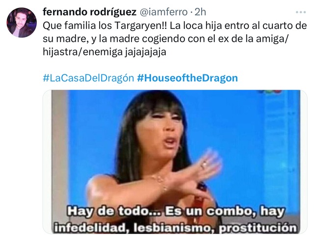 TROME | HOUSE OF THE DRAGON: los memes del estreno de la segunda temporada (Foto: Twitter)