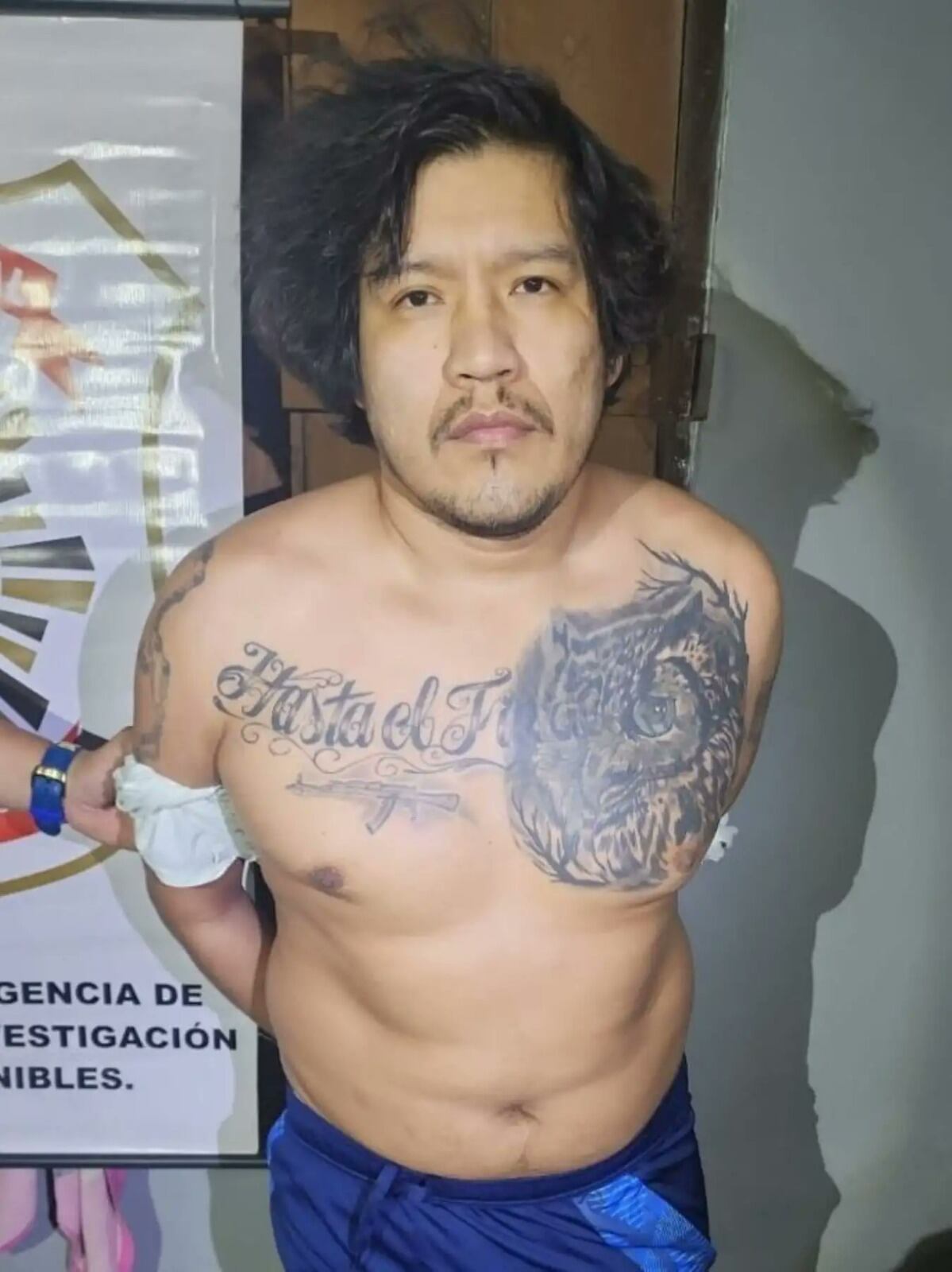 Erick Moreno Hernández lucía una apariencia distinta en comparación a meses anteriores. (Foto: Ministerio del Interior/X)