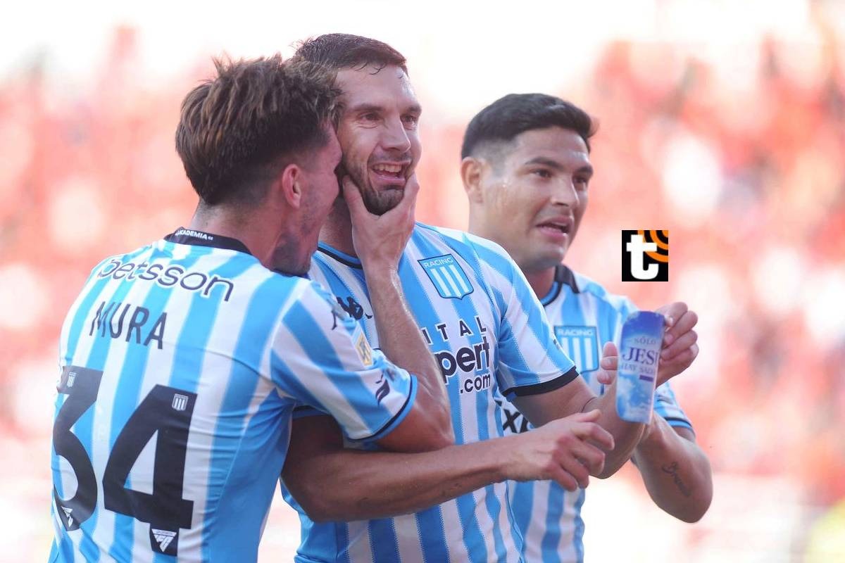 El golazo de 'Maravilla' Martínez para el triunfo de Racing sobre Independiente en el clásico de Avellaneda.