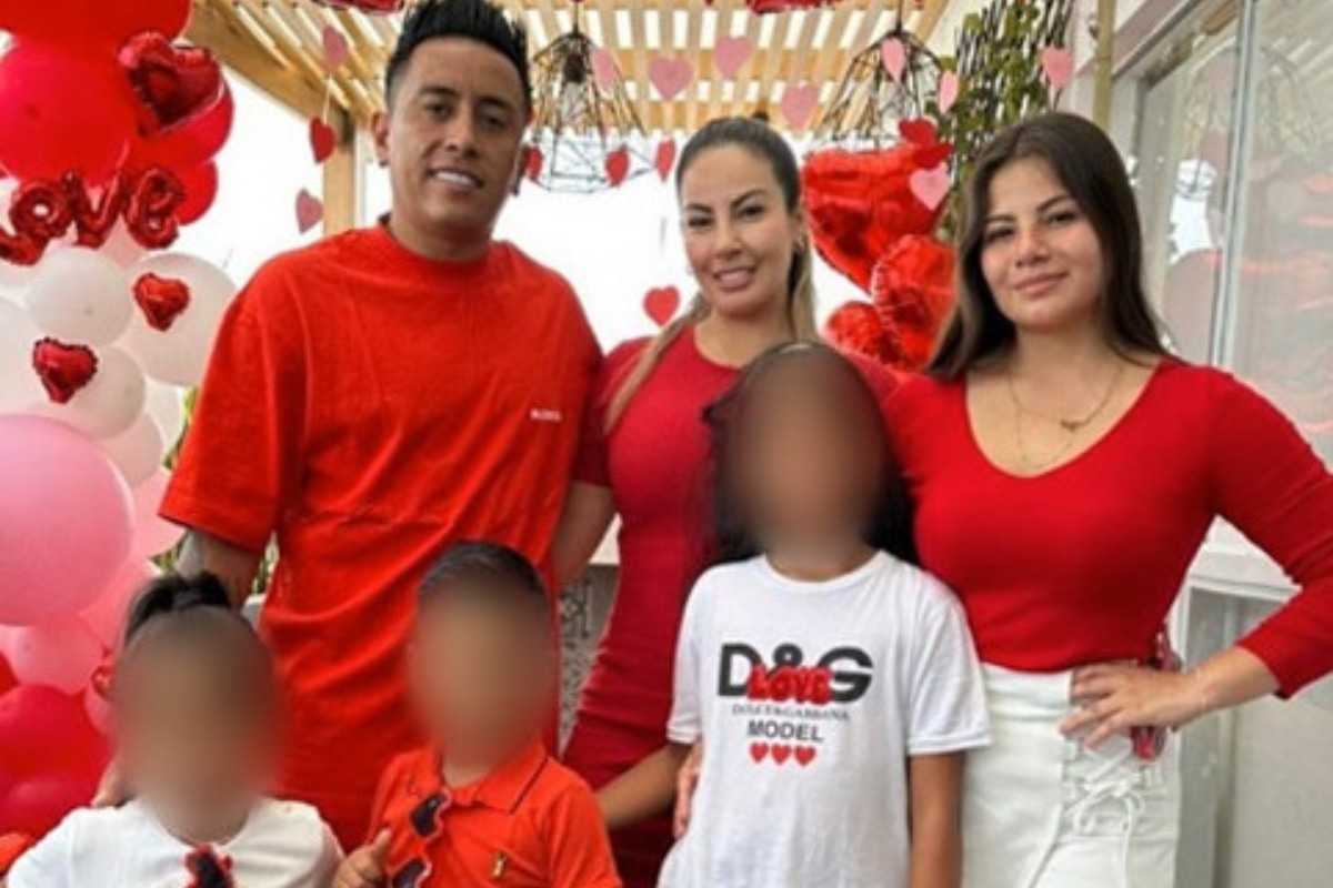 Pamela López, Christian Cueva y sus hijos