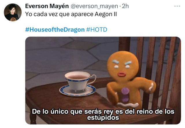 TROME | HOUSE OF THE DRAGON: los memes del estreno de la segunda temporada (Foto: Twitter)