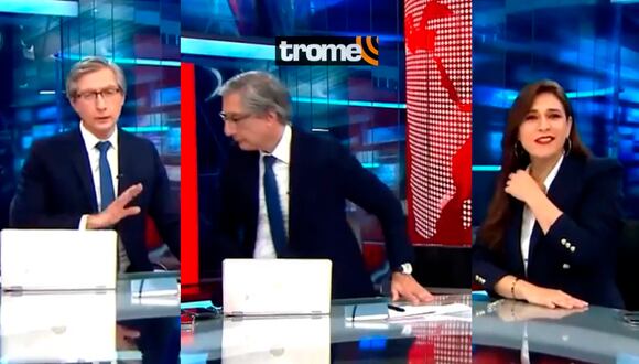 Federico Salazar abandona el set de TV