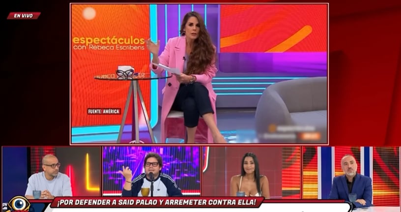 Gian Piero Díaz habla de la bronca de Rebeca Escribens y Katia Palma