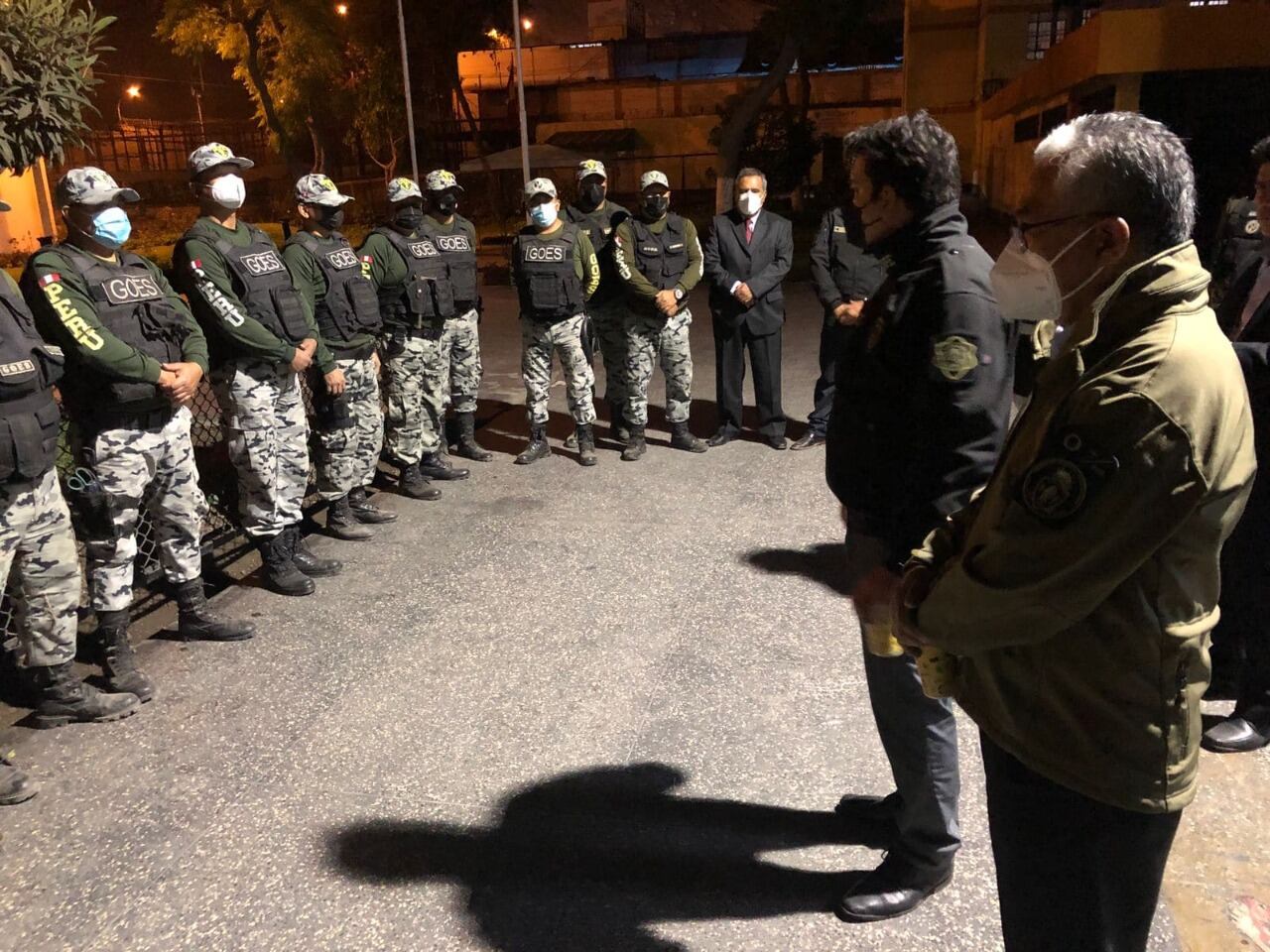 Policías y personal del INPE realizaron una requisa en el penal de Lurigancho.