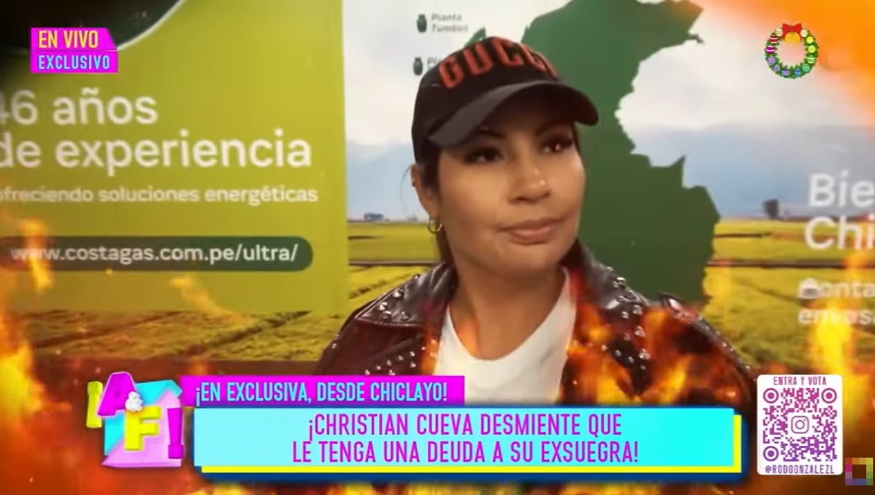 Pamela López le pide a Christian Cueva pagarle la deuda a su madre en esta Navidad.