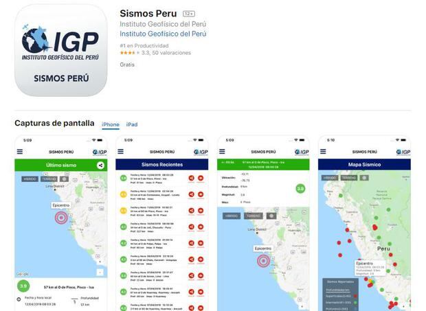 Sismos Perú.