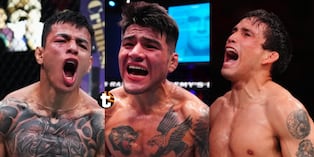 José Ochoa, 'Pegajoso' Díaz y el 'Gato Loco' brillaron este mayo en UFC. (UFC)