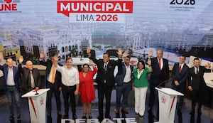 Candidatos arremetieron contra Rafael López Aliaga y uno hasta cantó ‘Muchacho Provinciano’ en el segundo Debate Municipal